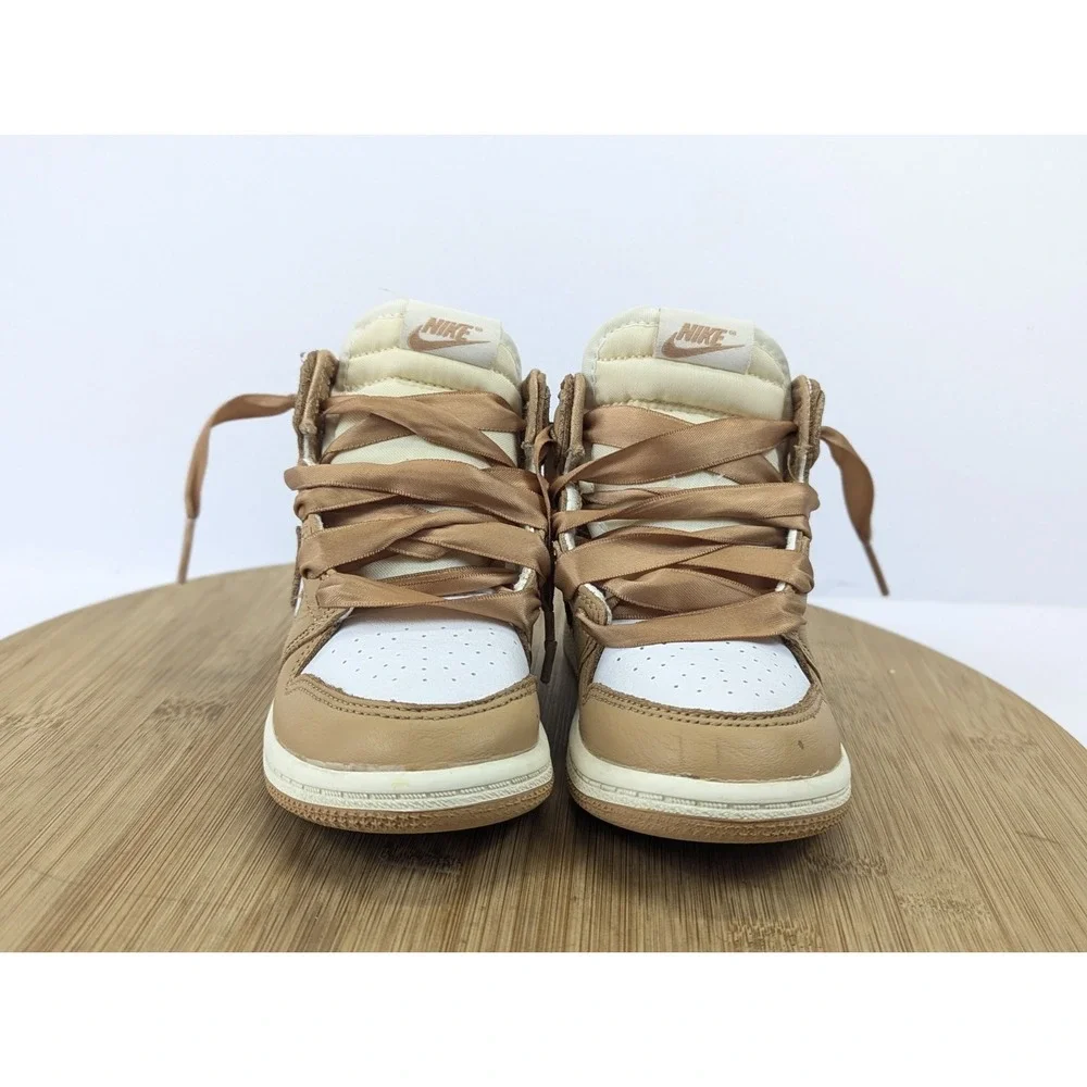 Baby Jordan 1 Retro High OG Boys Size 9 C Kids Praline Shoes Sneakers